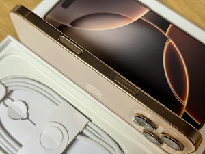Apple iPhone 16 Pro Desert Titanium 128GB uueväärne!Aku 100% (3 foto / 7)