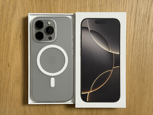 Apple iPhone 16 Pro Natural Titanium 128GB. Garantii 10.2026 (9 foto / 10)