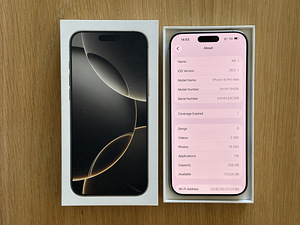 Apple iPhone 16 Pro Max 256GB Titanium uueväärne! Aku 100% (6 foto / 7)