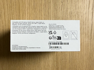 Uus! Apple Airpods Pro 2 USB-C, kõrvaklapid. Garantii 01.27 (3 foto / 4)