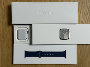 Apple Watch 9 41mm SS Silver GPS+LTE как новый! Аккумулятор (2 фото из 9)