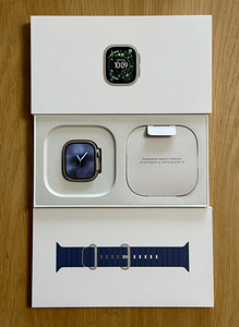 Apple Watch Ultra 3 49mm Natural Ti AB Ocean Band, uueväärne (2 foto / 9)
