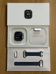 Apple Watch Ultra 3 49mm Natural Ti AB Ocean Band, uueväärne (4 foto / 9)