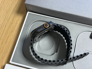 Apple Watch Ultra 3 Black Ti Black Ocean Band, uueväärne (3 foto / 9)