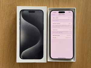 Apple iPhone 15 Pro Max Black Ti 256GB v heas korras! (8 foto / 8)