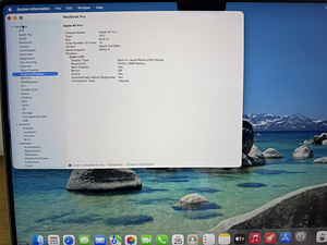 Apple Macbook Pro 14 M1 Pro 16/512GB SpG SWE, heas korras! (6 foto / 8)