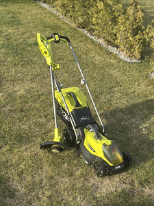 Комплект Ryobi ONE+ RLM1833BLT1825M + аккумулятор и зарядное (2 фото из 4)