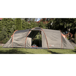 Палатка Clif, 8-местная, всепогодная, зеленая/оранжевая