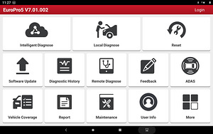 Professionaalne diagnostikaseade Launch X-431 Euro Pro 5 (4 foto / 10)