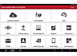 Launch X-431 Euro TAB II (5 фото из 10)