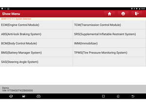 Tipptasemel diagnostikaseadmed Launch X-431 Euro TAB II (9 foto / 10)