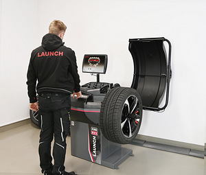 Premiumklassi rehvimontaazipink ja tasakaalustusmasin LAUNCH (5 foto / 10)