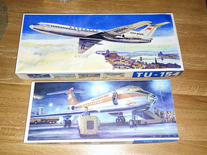VEB Plasticart (DDR) 1:100 konstruktorid. TU 134/154 (1 foto / 7)