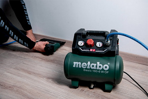 Безмасляный компрессор Metabo Basic 160-6 W OF (3 фото из 3)