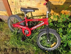 Merida Cobra 16" laste jalgratas, punane, töökorras (1 foto / 2)