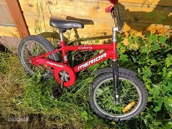 Детский велосипед Merida Cobra 16", красный, в рабочем состоянии