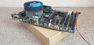 Emaplaat Gigabyte B85 i5-4690K (2 foto / 3)