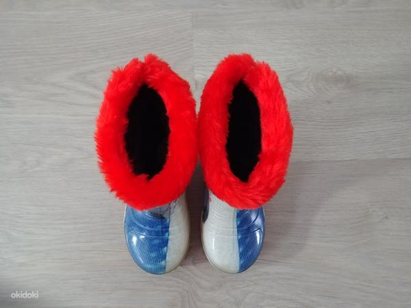 Теплые резиновые сапоги/ зимние ботинки (фото #2)