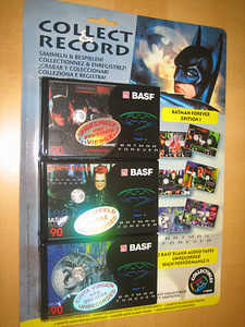 Basf аудиокассеты хром c-90 batman forever 3шт