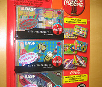 Basf аудиокассеты хром c-90 coca-cola modern 3 шт