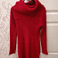 Тёплое красное платье, S-M (фото #2)