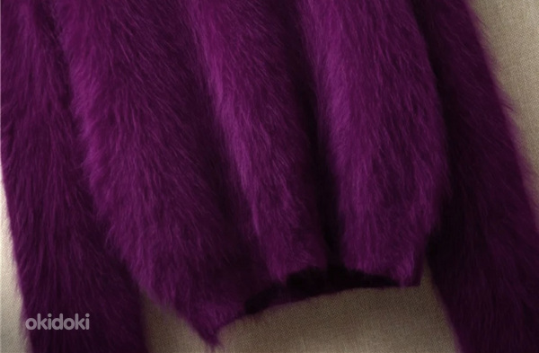 Новый свитер, шерсть ангорского кролика, xs (фото #4)