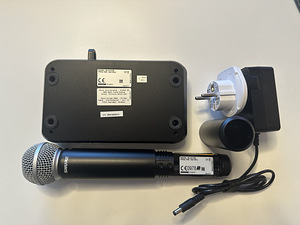 Приемник Shure BLX4E-K3E и микрофон SM58 BLX2 K3E (3 фото из 6)