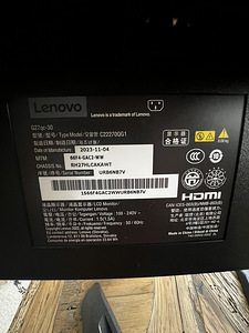 Lenovo 27" 1440p 165hz (3 foto / 3)