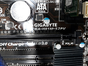 Gigabite GA-H81M-S2PV/ i5-4570s/ 8GB RAM (2 foto / 3)