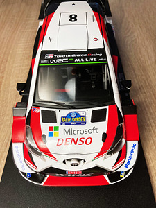 WRC Toyota Yaris O.Tänak/M.Järveoja mudelauto 1:18 (SUUR) (7 foto / 8)