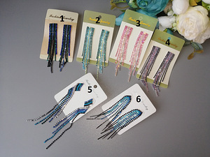 Серьги с кристаллами. Различные модели (2 фото из 10)