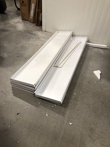 Suur valge kaupluse riiul 500x240 (4 foto / 4)