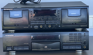 Pioneer kassettdekk ja CD player (1 foto / 1)