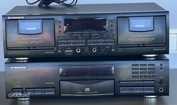 Pioneer kassettdekk ja CD player (foto #1)