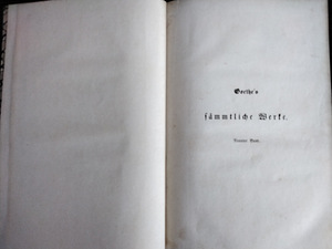 Kogus Goethe teoseid 30 köites 1857 (3 foto / 4)