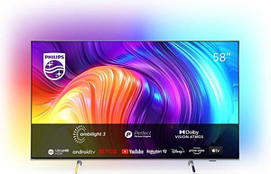 58” 4K LED Android TV Philips Ambilight (58PUS8507/12) (1 foto / 1)