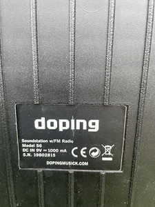 Sisseehitatud akuga kõlar Doping (4 foto / 6)