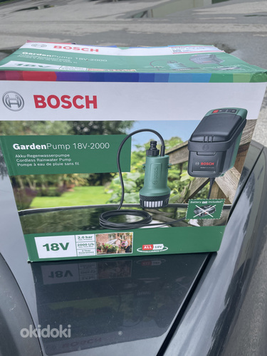 Аккумуляторный насос Bosch 18V