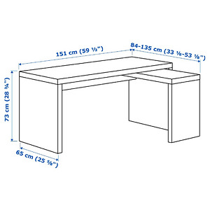 Kirjutuslaud Ikea Malm (3 foto / 3)