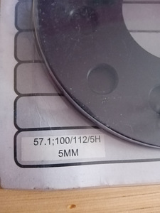 Skoda,VW,Audi,Seat.Ketastele vahetükid 5mm 5x100/5x112 57,1 (3 foto / 3)