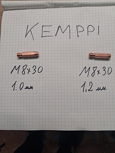 Müün KEMPPI keevitusotsikuid 1.0 ja 1.2 mm (1 foto / 2)