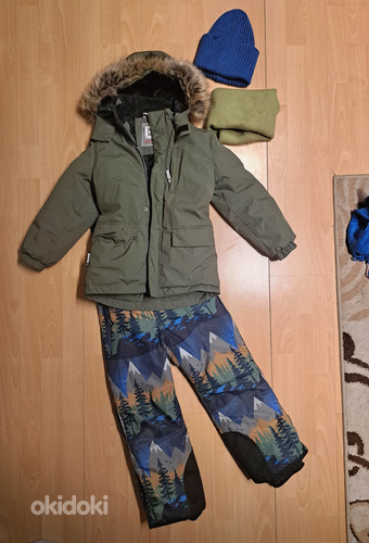 Новая зимняя куртка Ленне, лыжные штаны. Зимние перчатки, шапка и (фото #1)