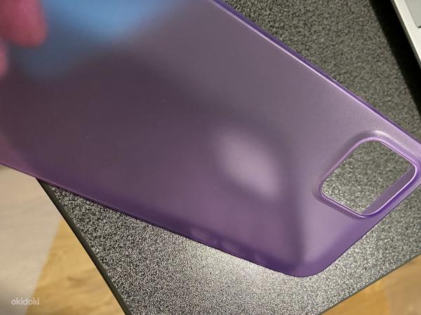 Чехол для iPhone 12 Ultra Thin 0.2MM Противоударный фиолетовый (фото #1)