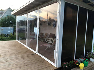 Мягкие окна / прозрачные шторы для веранд, террас и навесов