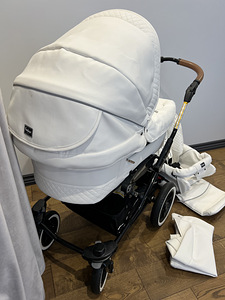 Emmaljunga Mondial White leatherette Deluxe DuoS raamil 2020 (5 foto / 6)