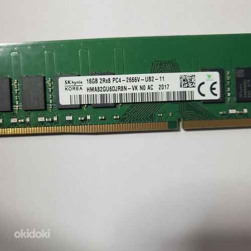 16GB 2Rx8 PC4-2666V-UB2 SKhynix HMA82GU6DJR8N-VK N0 AC RAM