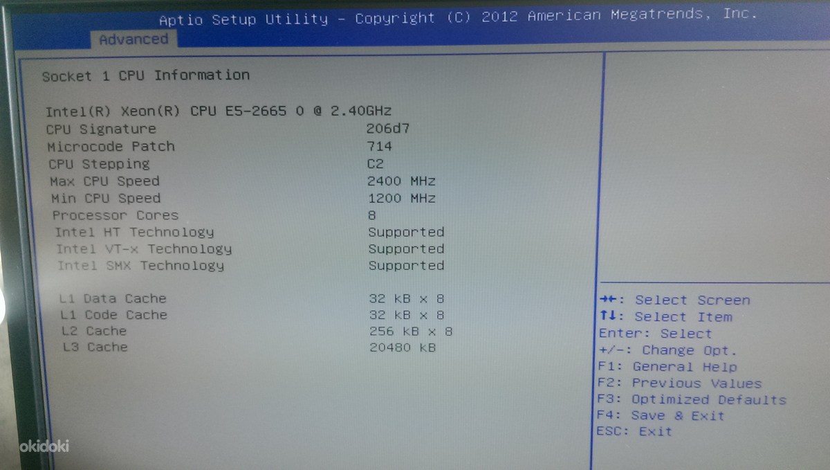 Intel E5-2665, 8C/16T, LGA2011 (foto #2)