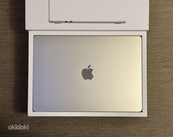 Apple Macbook Air 15 M3 2024 8/512GB Starlight SWE, nagu uus