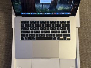 Apple Macbook Air 15 M3 2024 8/512GB Starlight SWE, nagu uus (3 foto / 8)