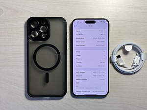 Apple iPhone 15 Pro Max 256GB Black Titanium kriimuvaba! (7 foto / 9)